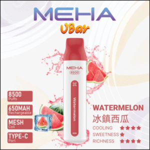 MEHA VBar魅嗨8500口拋棄式電子煙|大容量持久體驗 西瓜