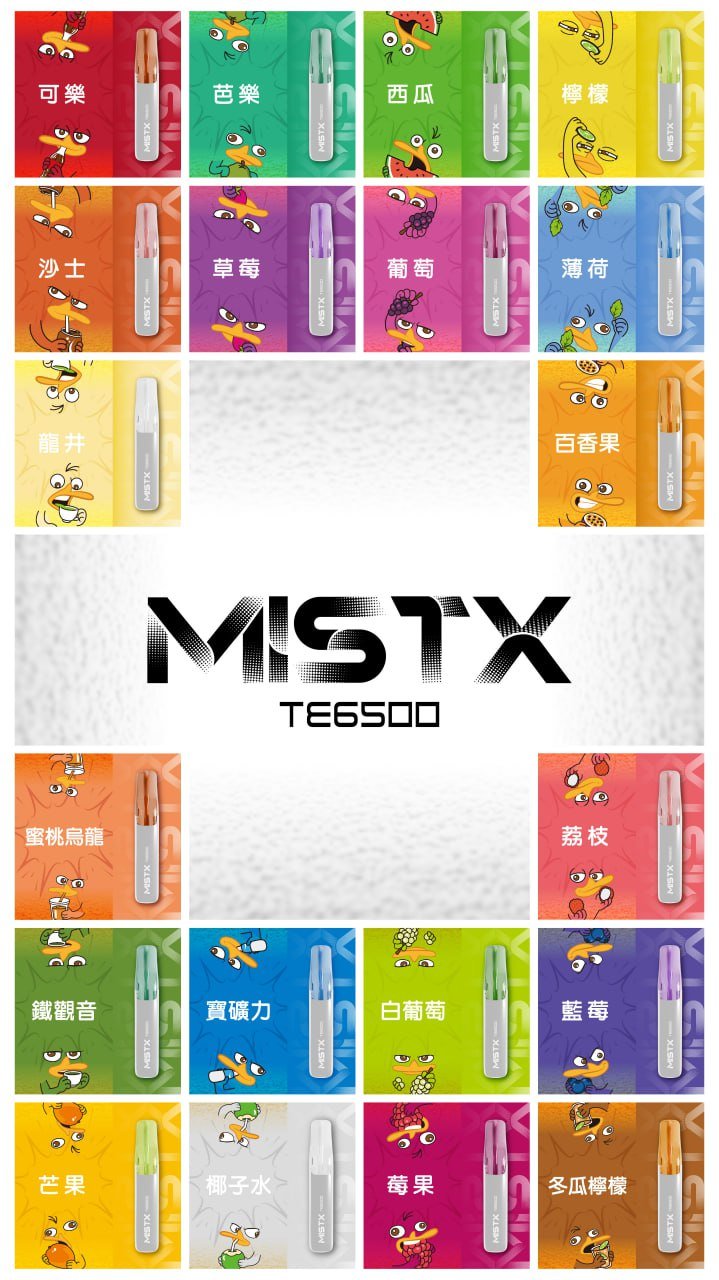 Mist X 抛棄式 6500口(鴨嘴獸)TE6500一次性電子煙:圖片 2